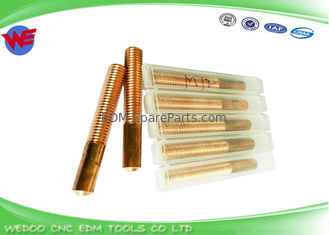 conicità materiale del filo del rame M12 dell'elettrodo del rame di lunghezza di 80mm per la macchina di CNC EDM