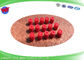 Guarnizioni di gomma rosso/del nero EDM per le perforatrici di EDM 9 x 9mm/0.1-3.0mm