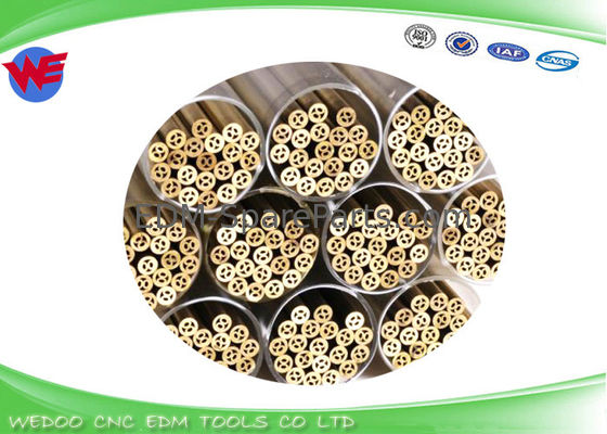 Tubi in ottone EDM / tubi in ottone a fori multipli Ø2,5 x 400 mmL Ø3,0 x 400