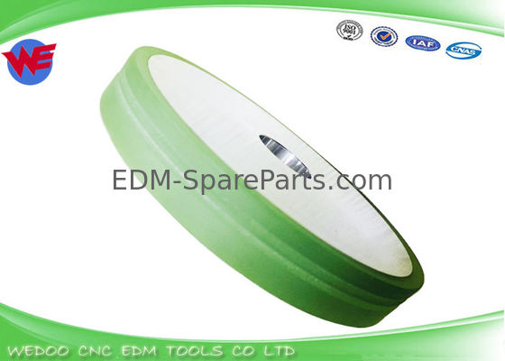 Rullo tenditore in uretano X053C175G51, dimensioni 100x16mm, ricambi per elettroerosione Mitsubishi