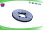 Materiale inossidabile Sodick EDM Ricambi S464 Ingranaggi per ruote a rulli di alimentazione OD 72*7.5T