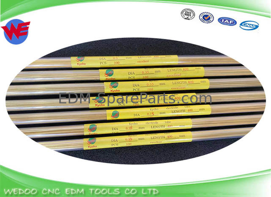 EDM Tubi in ottone / rame 0,35x400mmL 0,28*400mmL 0,33*400mmL 0,1*200mmL 0,15mmL
