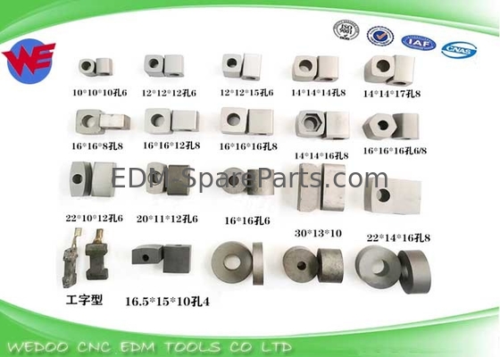 CONTATTATORE DEL POWER EDM Cavo tagliato di tungsteno YG8 Blocco conduttivo a forma quadrata