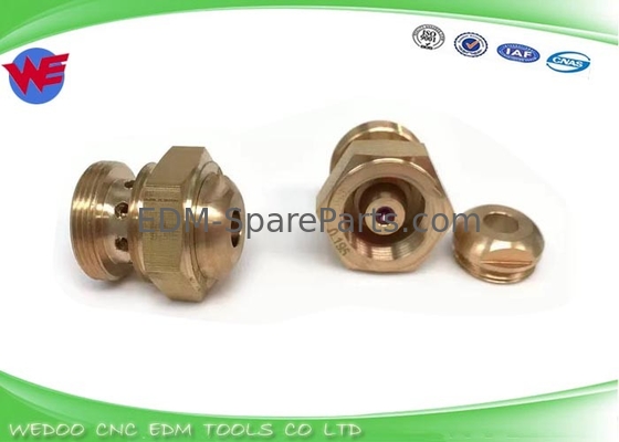 RISUSABILE filo guida filo EDM Rosso diamante Nozzolo di acqua Guida 0.192 / 0.195mm