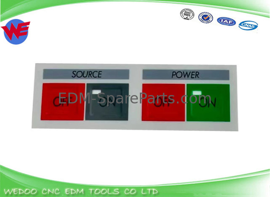 Carta di copertina per tastiera Sodick A30R VZ400 AQ327l AQ535 AQ750 A320d A280l A320d