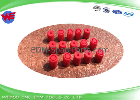 E039 Guarnizioni in gomma EDM nere / rosse per macchine di foratura EDM 9 x 9mm / 0.1-3.0mm