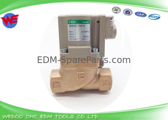 SAB3C-15A-O Sodick EDM parte la valvola di regolazione del solenoide del CKD SAB3C-15A-O