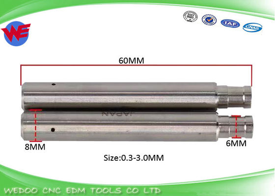Guida del tubo in ceramica inossidabile Z140 per la macchina di perforazione EDM 8*6*60mmL 0,1mm-3,2mm